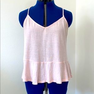 Light pink Hollister tank top no visible logo SZ L